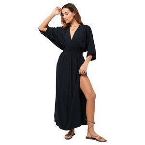 L*Space Womens Sungazer Dress, Black, Small (32-34B)